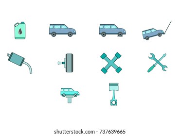 car repair icon vector 