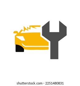 car repair icon, vector illustration