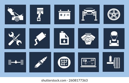 Car Repair Icon Vector Illustration