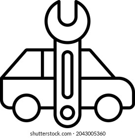 Car Repair icon vector image. Can also be used for web apps, mobile apps and print media.