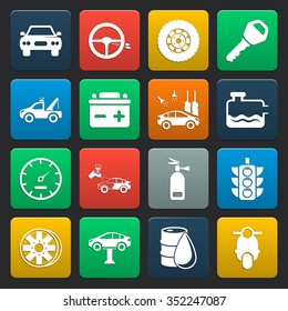 Car Repair icons set.