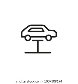 Car Repair Line Icon