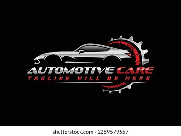 Car repair logo auto repair logo car garage logo gear logo car service sign automobile engineering sign vector