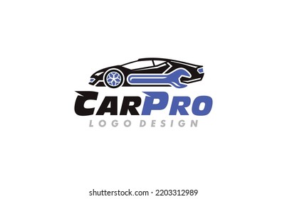 Car Repair Logo Automobile Shop Clipart Stock Vector (Royalty Free ...