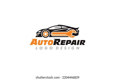 Car Repair Logo Automobile Shop Emblem Stock Vector (Royalty Free ...