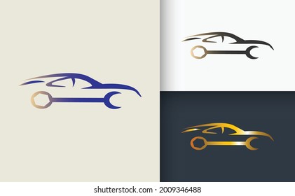 Car Repair Logo design Template set