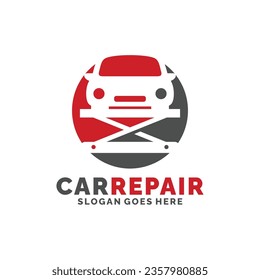 Car repair logo design vector illustration