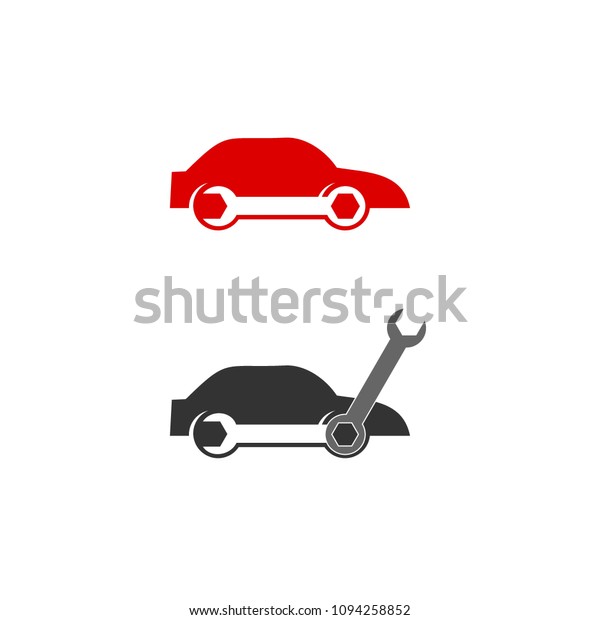 Car repair logo graphic design, car repair shop\
logo icons.