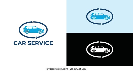 Car repair logo template design. Automobile Logo.