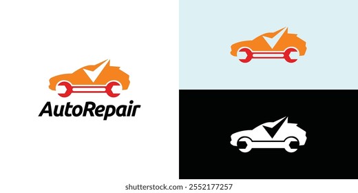 Car repair logo template design. Automobile Logo.
