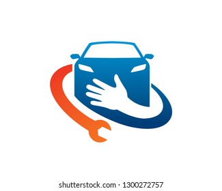 Car Repair Logo Template, Icon, Symbol - Vector