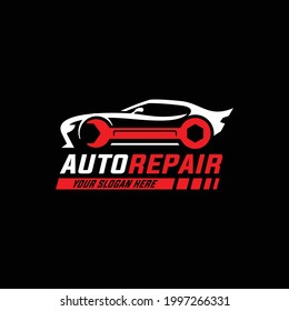 car repair logo vector symbol