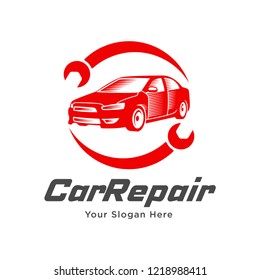 Car Repair, Car Maintenance Logo Template. Stylish Auto Car Repair Logo Template vector. Auto Repairing Logo Vector. Automotive and Transportation Logo template.
