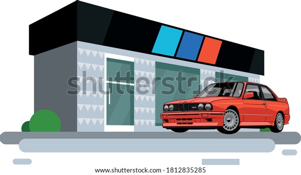Car Repair Service, Auto\
Diagnostics Center, Automobile Maintenance Station Isometric\
Vector