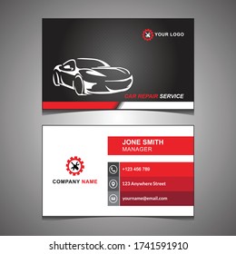 Car Repair Service Business Card