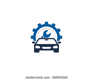 Car Repair Service Logo Design Element