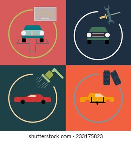 Car repair services in the four icons association