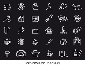 Car Repair Shop icons