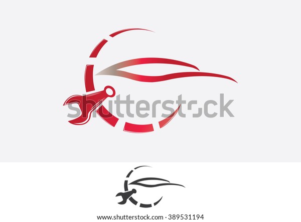 Car repair shop logo
