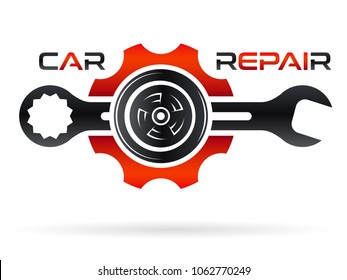 Car Repair Shop Tire Shop Vector Stock Vector (Royalty Free) 1063067834 ...