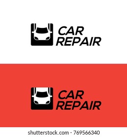 Car Repair simple vector logo design concept. Car service.