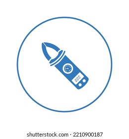 Car repair testing meter icon | Circle version icon |