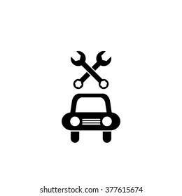 Car repair. Vector icon