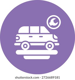 Ilustración de diseño de icono de Vector de reparación de coche