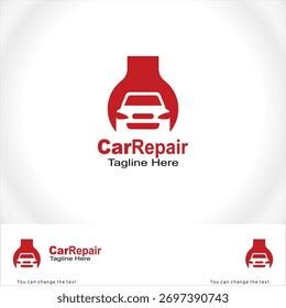 Car Repair vector logo template