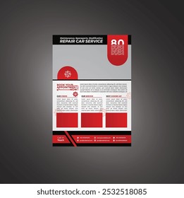 Car Repairing brochure design for commercial use