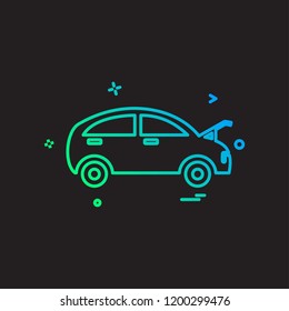 car repairing shop icon vector design