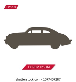 car retro vector icon symbol