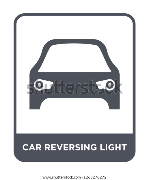car reversing light\
icon vector on white background, car reversing light trendy filled\
icons from Car parts collection, car reversing light simple element\
illustration