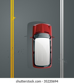 paseos en coche por la carretera pavimentada