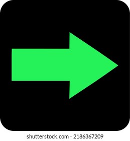 Vector de signo de dirección de la derecha del coche
