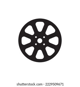 car rim icon vector illustration symbol design