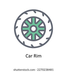 Vector de carro   rellene los iconos de esquema. Material gráfico simple