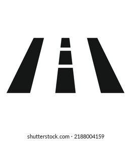 Car road icon simple vector. Auto part. Speed service