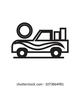 car road icon vector
