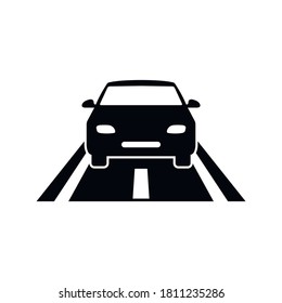 Car Road Icon Vector Stock Vector (Royalty Free) 1811235286 | Shutterstock