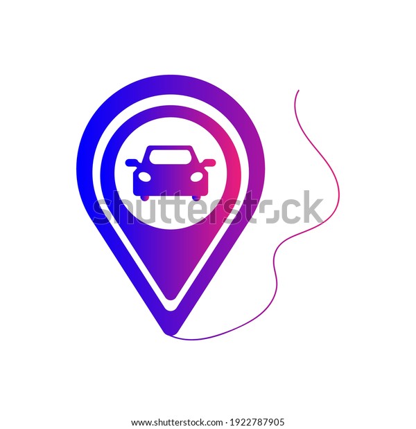 car route, gps
tracking, car route map
icon