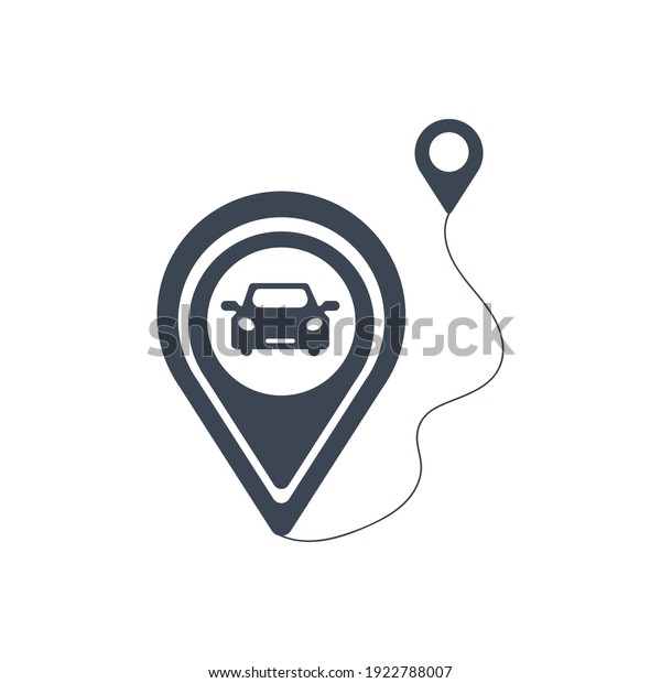 car route, gps
tracking, car route map
icon