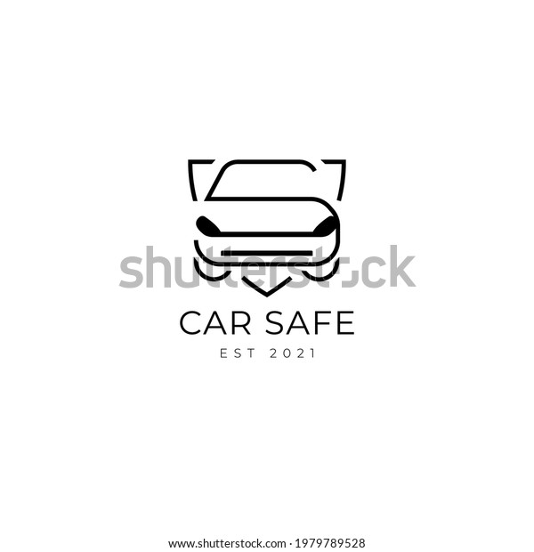 car safe logo design\
illustration