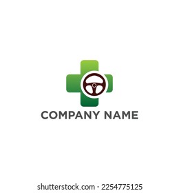 car safety logo vector, transportation logo inspiration