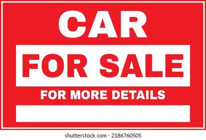 Car Sale Advertisement Vector Stock Vector (Royalty Free) 2186760505 ...