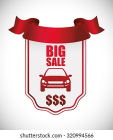 Car Sale concept and offer icons design, vector illustration 10 eps graphic.