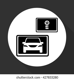 Car sale design. sale concept. white background
