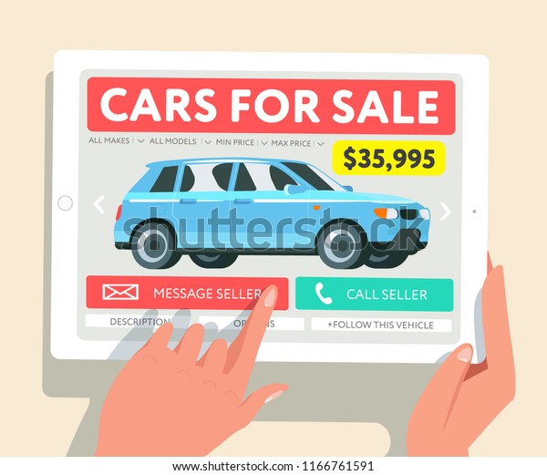 Car for sale.\
Tablet