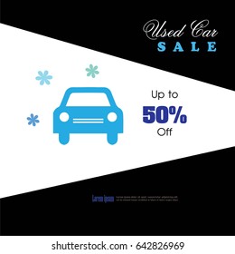 Car sale  template.vector illustration.