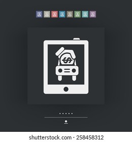 Car sales icon